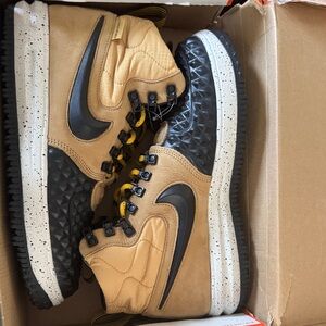 Nike Lunar Forcr 1 Duckboot Black & Tan
